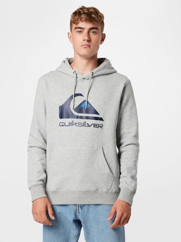 QUIKSILVER Sportsweatshirt in Grijs: voorkant