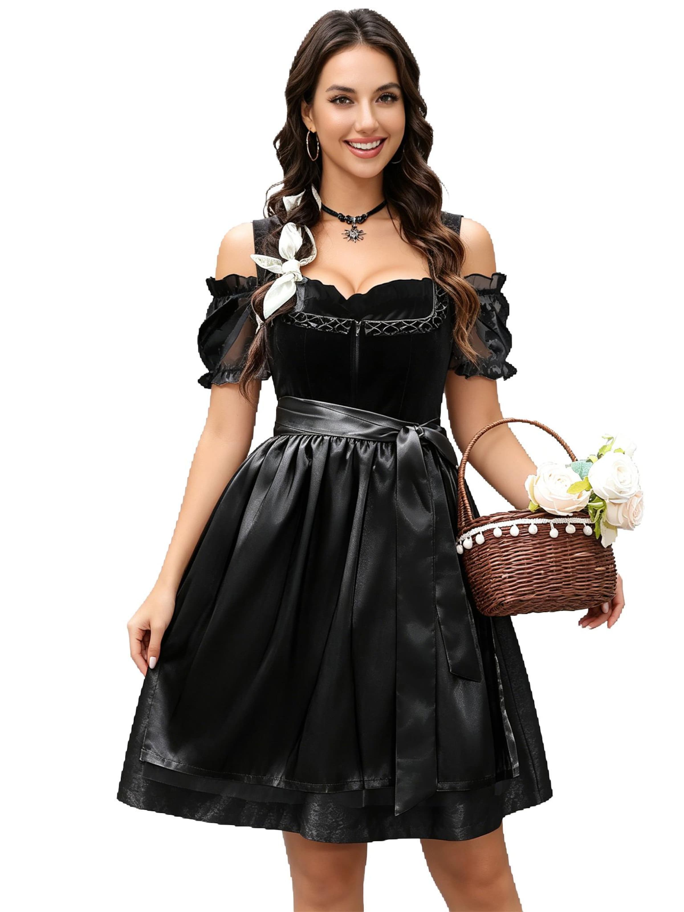 KoJooin Dirndl‌‌‌‌‌‌‌‌‌ in Schwarz