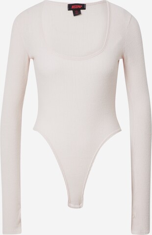 Misspap Shirtbody in Beige: predná strana