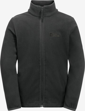 JACK WOLFSKIN Functionele fleece jas 'TAUNUS' in Grijs: voorkant