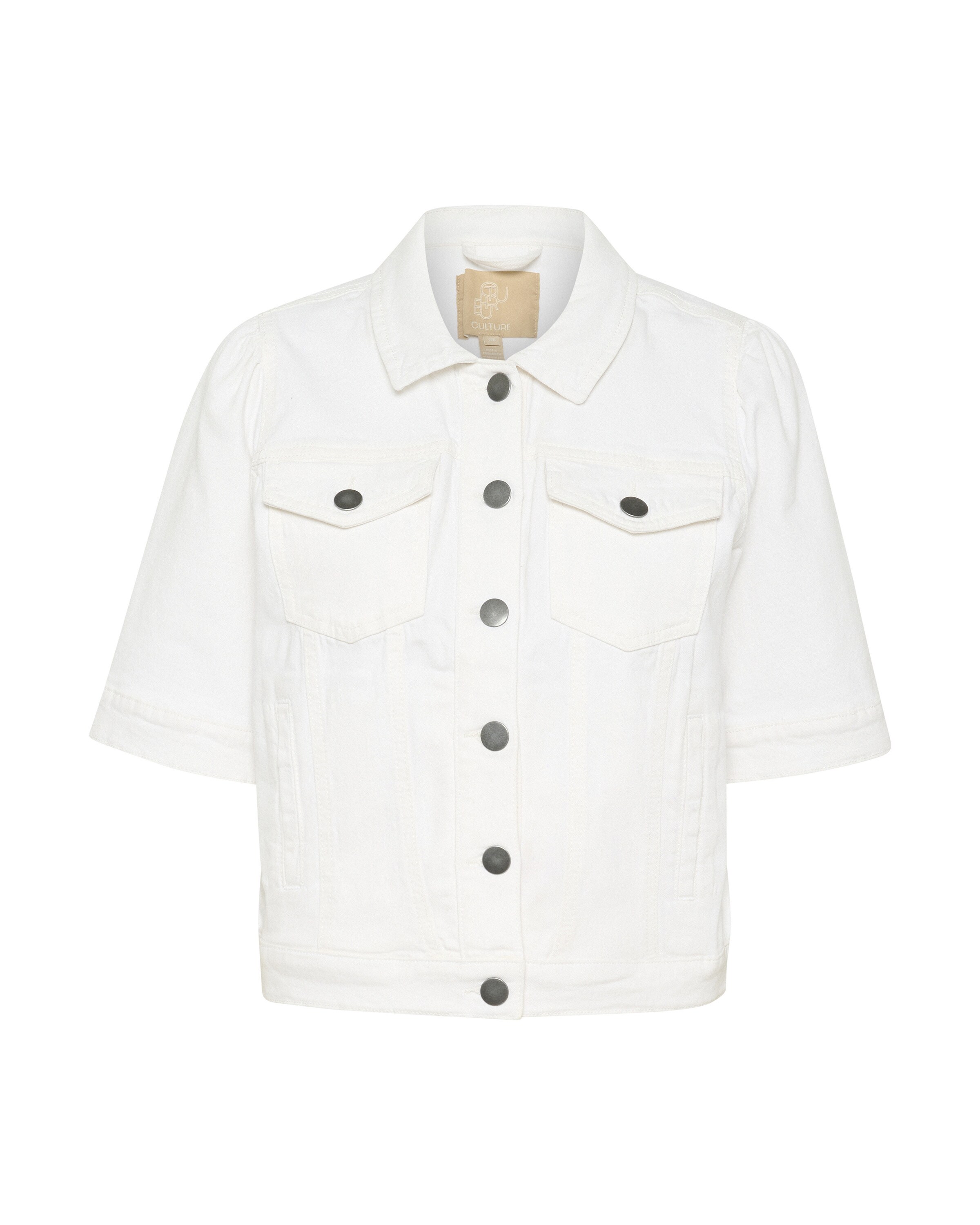 CULTURE Overgangsjakke 'Deva Ami' i hvid: forside