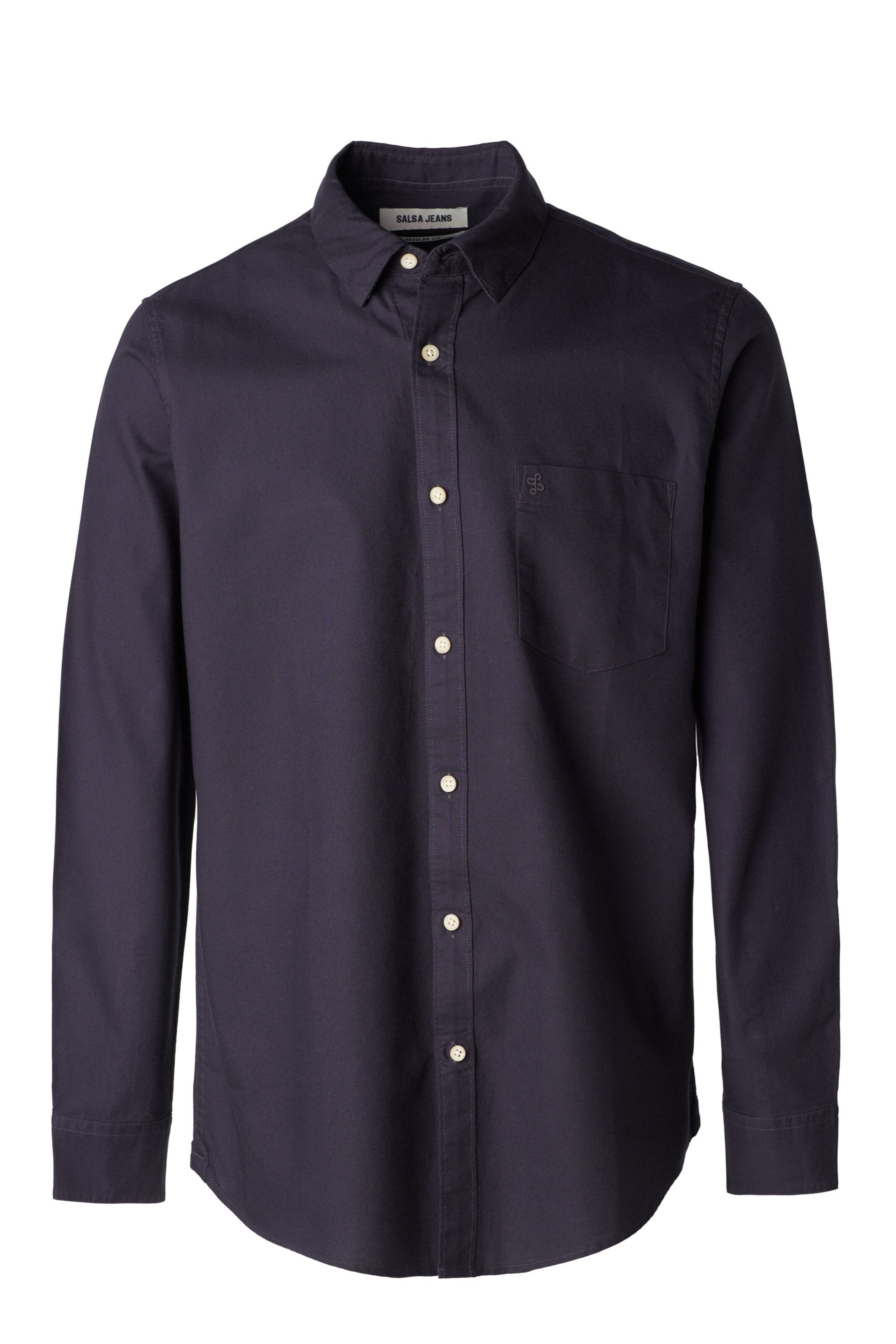 Salsa Jeans Regular fit Button Up Shirt 'Monaco' in Blue: front