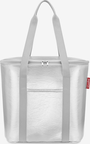 Borsa da spiaggia di REISENTHEL in argento: frontale