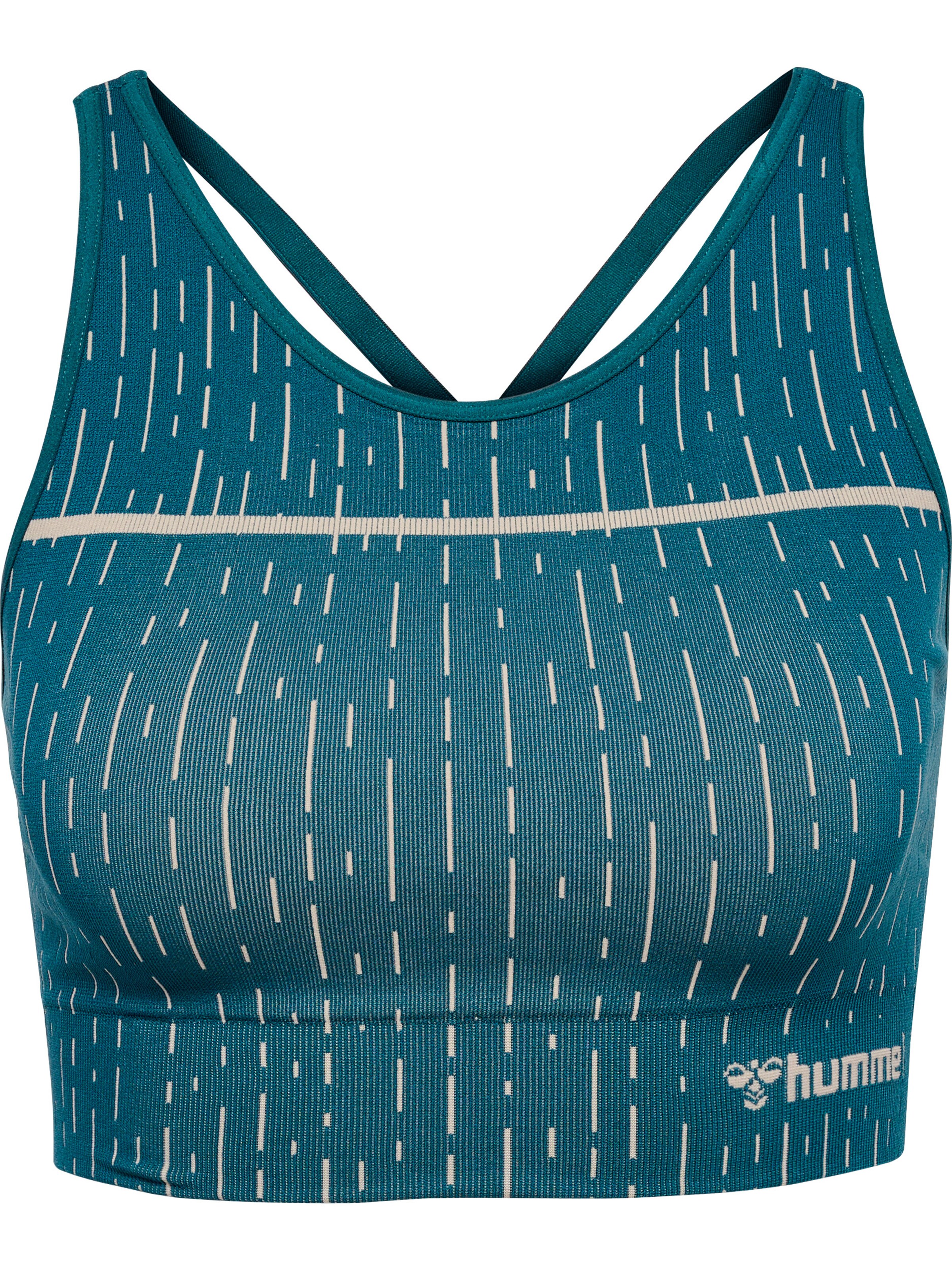 Hummel Bralette Sports bra in Blue: front