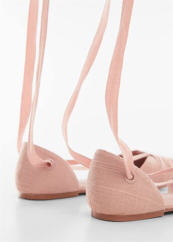 MANGO KIDS Ballet Flats 'Brigi' in Pink