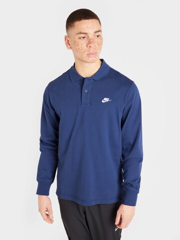 Nike Sportswear - Camisa 'CLUB' em azul: frente