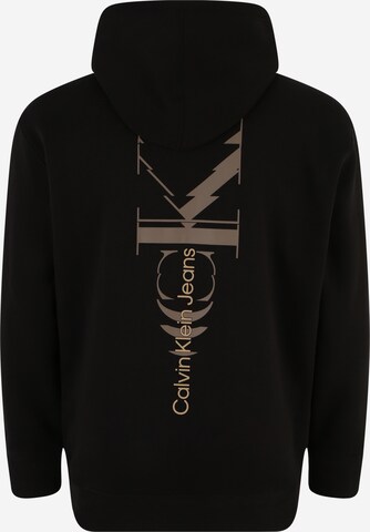 Sweat-shirt Calvin Klein Jeans Plus en noir