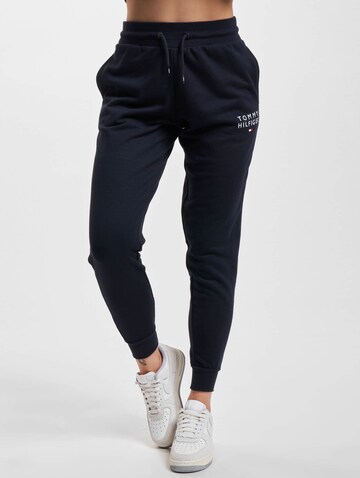 Tommy Hilfiger Underwear Tapered Broek in Blauw: voorkant