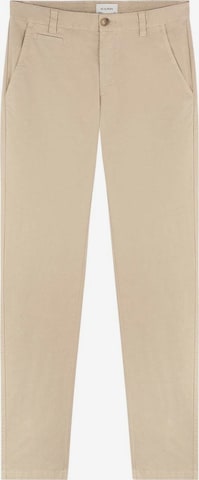 Pantalon chino Scalpers en beige : devant