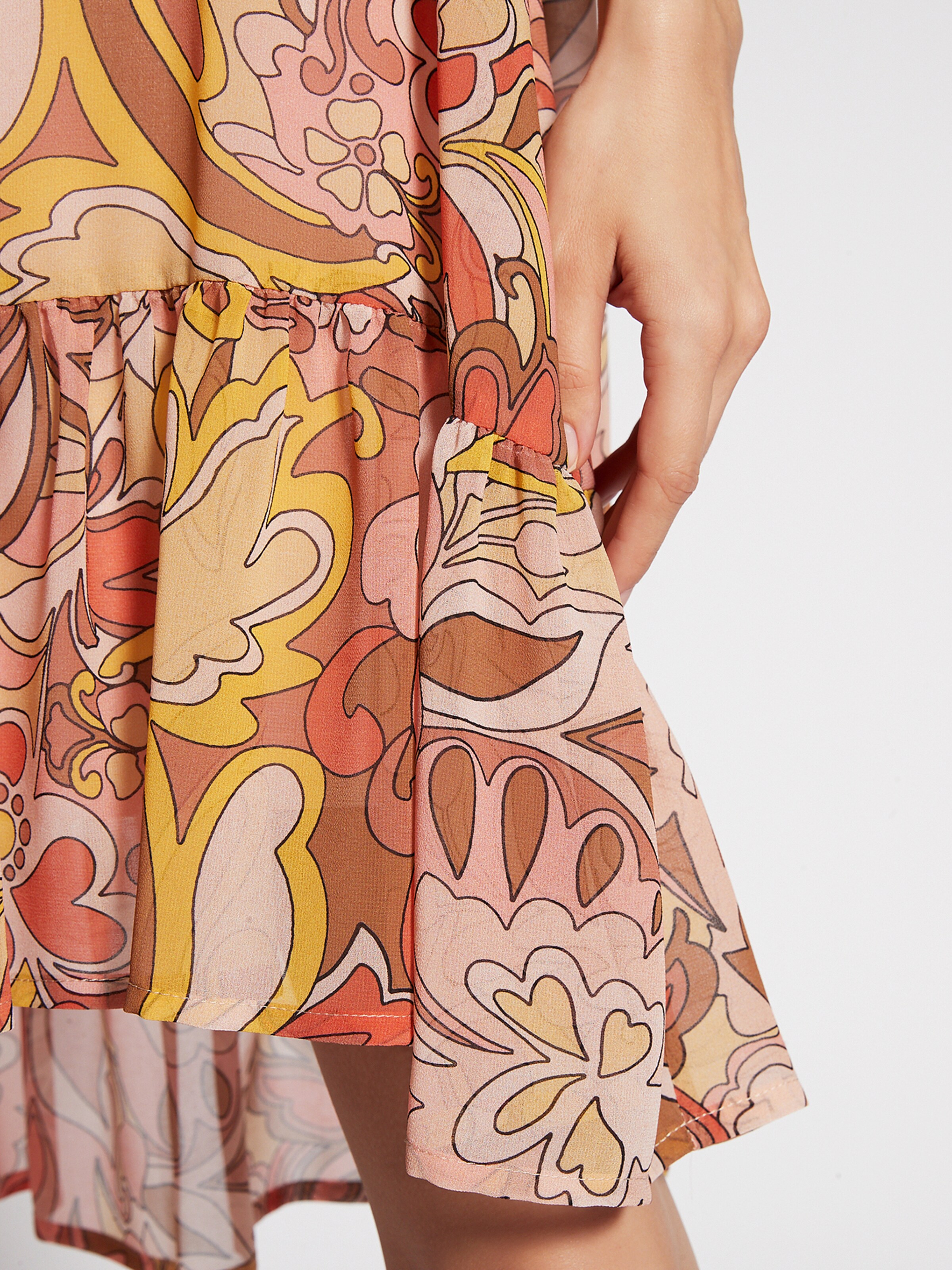 Frauen Große Größen Ana Alcazar Blusenkleid 'Felola' in Mischfarben - UX68859 Frauen Große Größen Ana Alcazar Blusenkleid 'Felola' in Mischfarben - UX68859