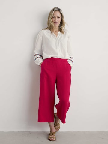 Seasalt Cornwall Wide Leg Bukser 'Merrivale' i rød