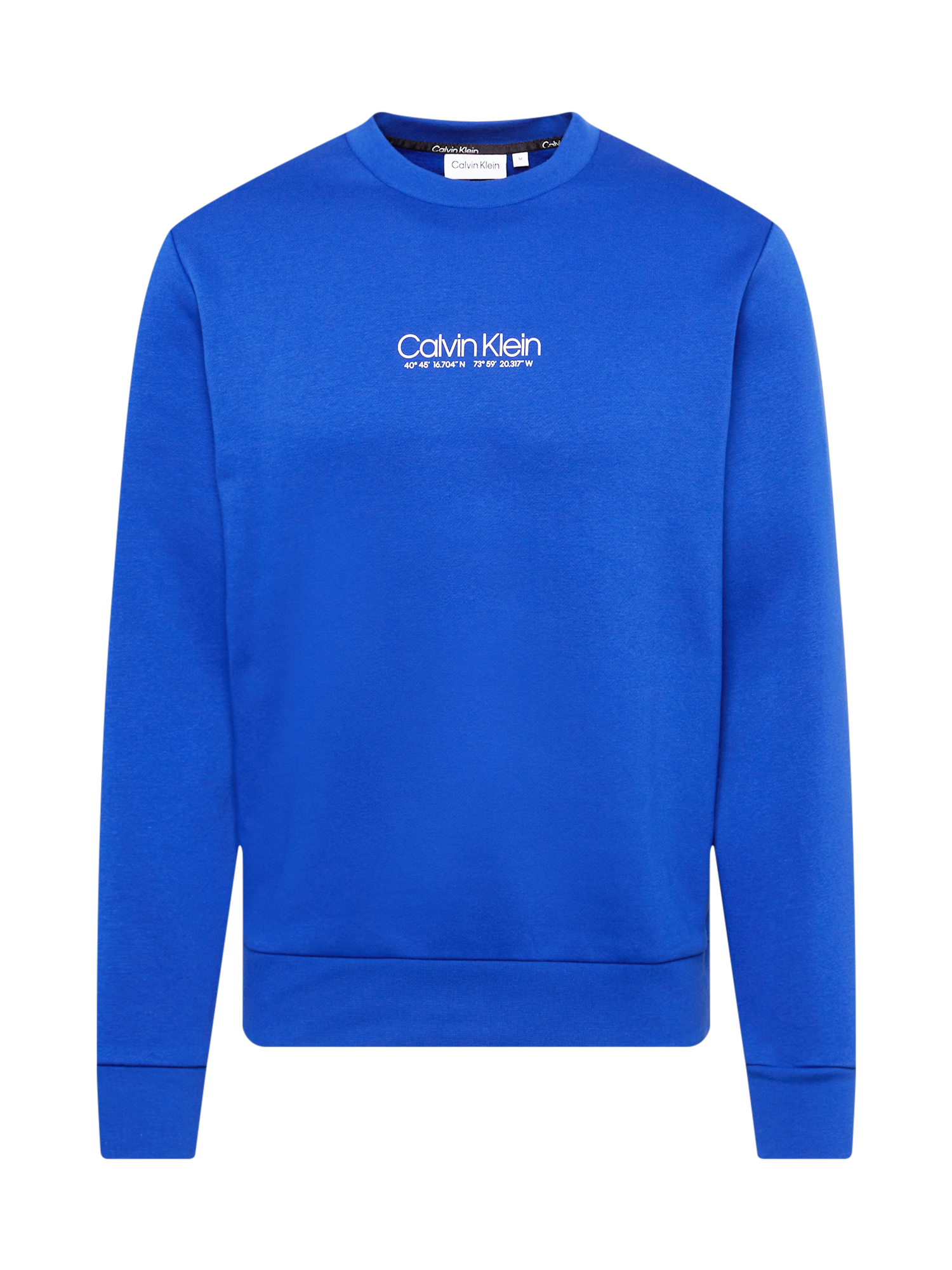 Bluzy 6uVPG Calvin Klein Bluzka sportowa w kolorze Królewski Błękitm 
