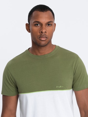 T-Shirt 'S1619' Ombre en vert