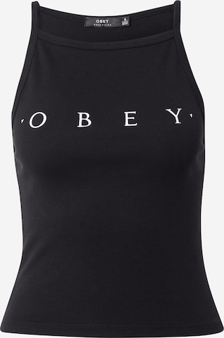 Obey Top 'NOVEL' in Schwarz: predná strana