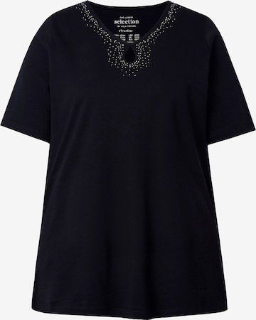 Ulla Popken Shirt in Black: front