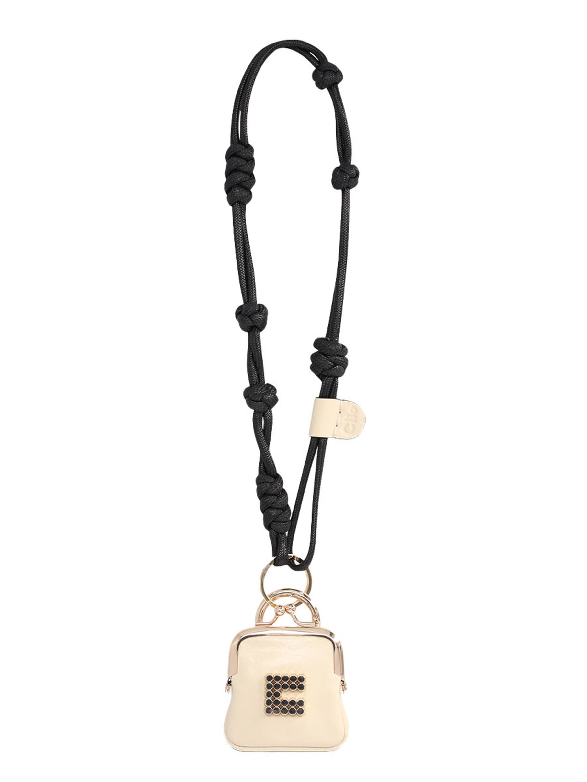 Clio Bag accessories 'COLETTE CHARM' in White: front