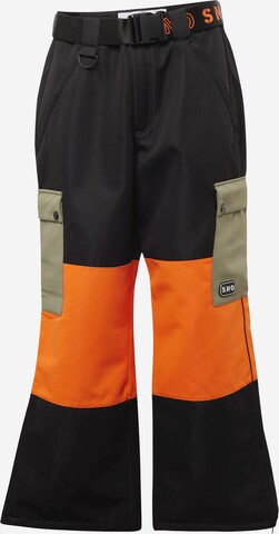 Loosefit Pantaloni sport de la TOPMAN pe negru: față