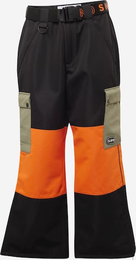 Pantaloni sportivi TOPMAN di colore cachi / arancione scuro / nero, Visualizzazione prodotti