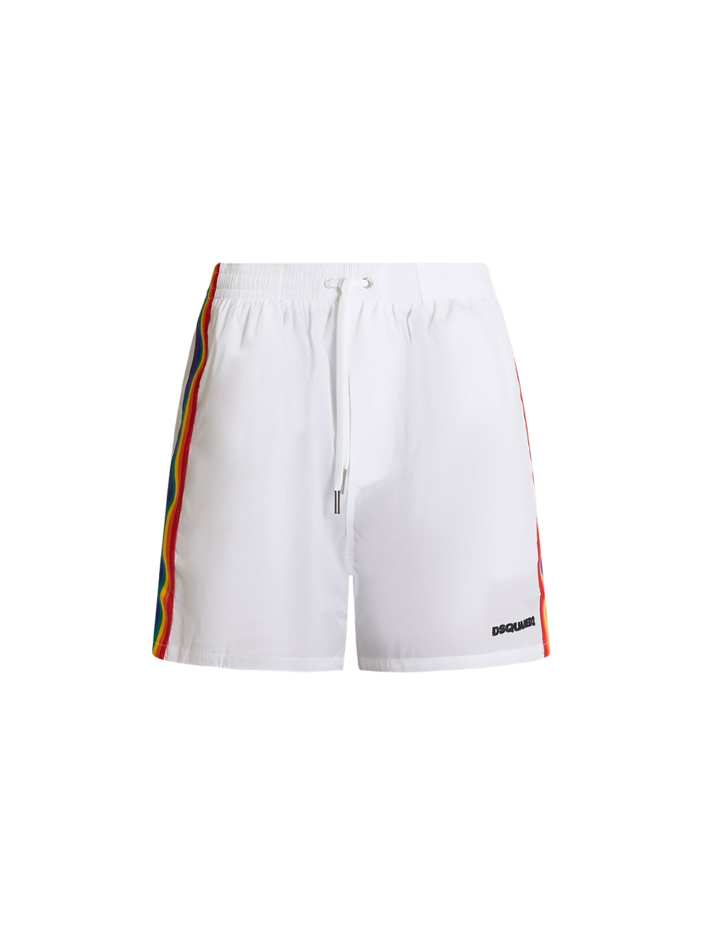 DSQUARED2 - Calções de banho em branco: frente