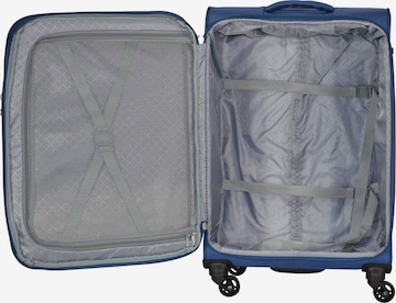 D&N Suitcase Set 'Travel Line 6400' in Blue