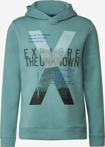 Street One MEN Sweatshirt in Green: front