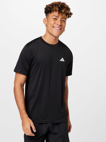 T-Shirt fonctionnel 'Essentials' ADIDAS PERFORMANCE en noir : devant