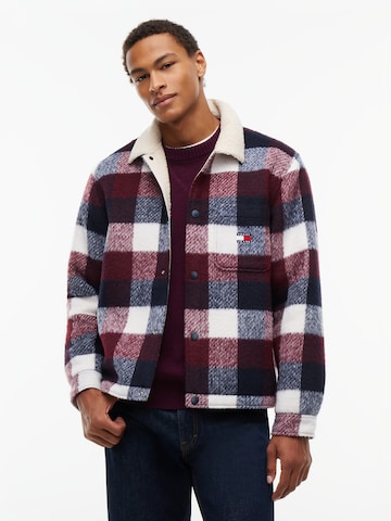 Tommy Jeans - Casaco meia-estação em azul: frente
