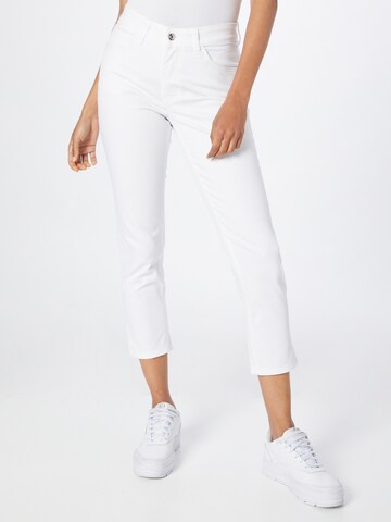 MAC - Slimfit Calças de ganga 'Melanie' em branco: frente