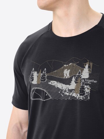 VAUDE Funktionsshirt 'Gleann II' in Schwarz