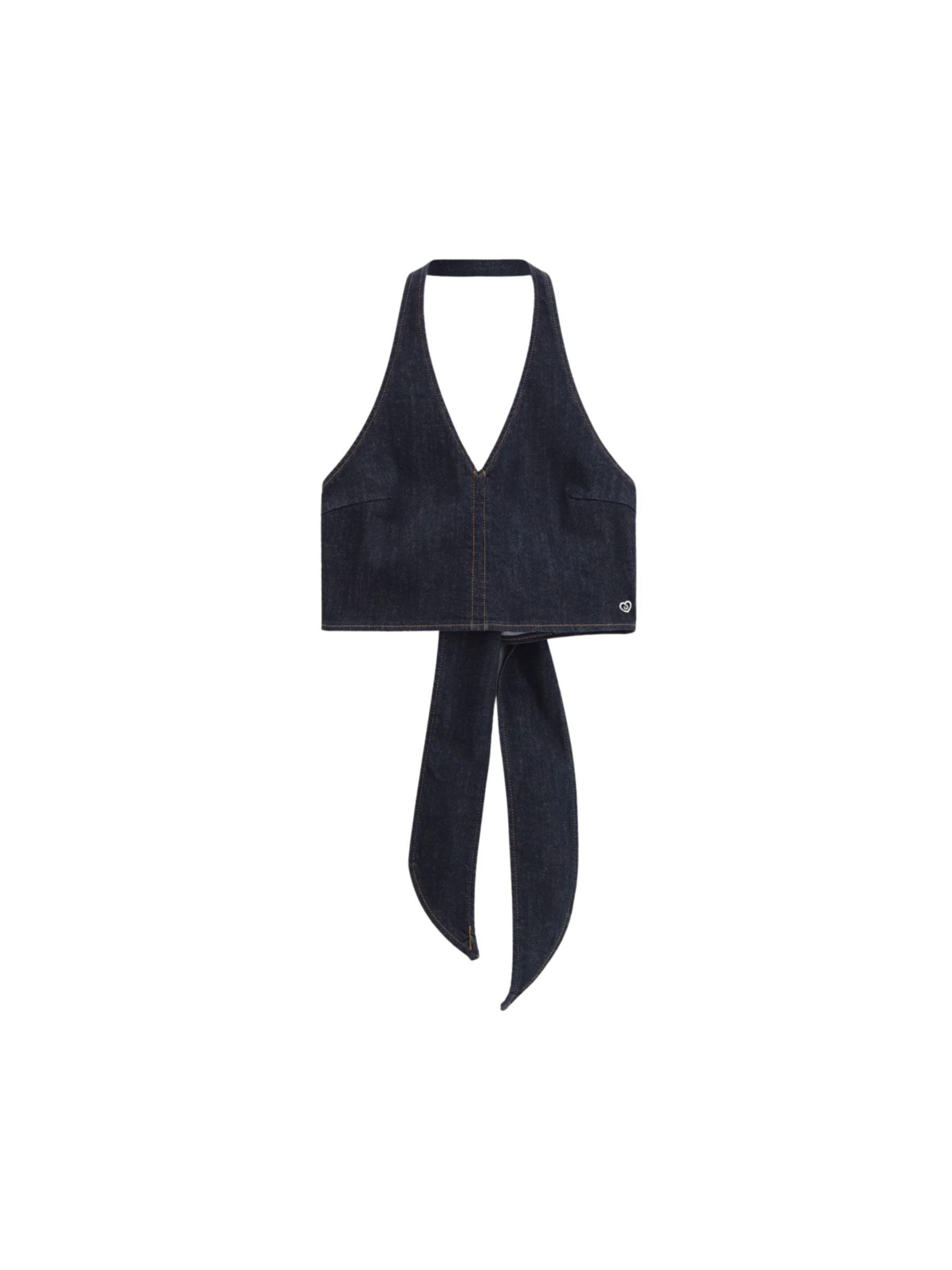 PLEASE Top 'PLEASE CANOTTA canotta' in Blue: front