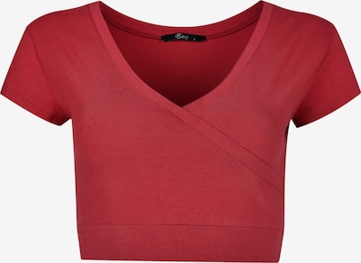 Evoni Top 'aus Baumwolle Bauchfrei' in bordeaux, Produktansicht