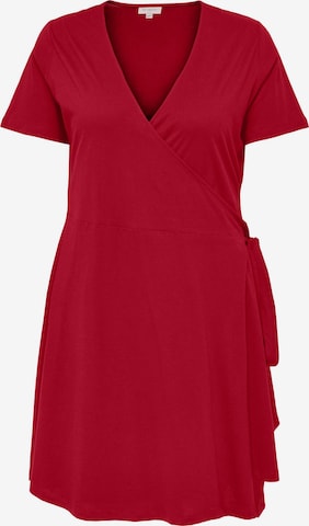 ONLY Carmakoma Kleid 'April' in Rot: predná strana