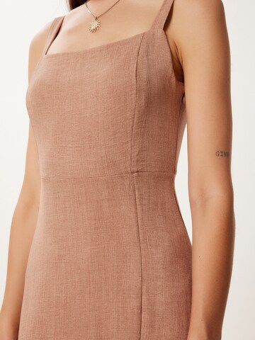 Happiness İstanbul Letné šaty - Béžová