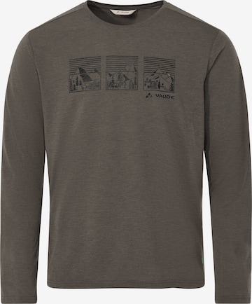 VAUDE Performance shirt 'Rosemoor III' in Brown: front