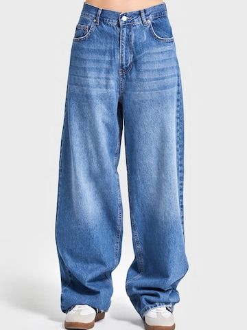 IT'S BASIC Loose fit Jeans 'Loose Mid Rise Jeans' in Blue