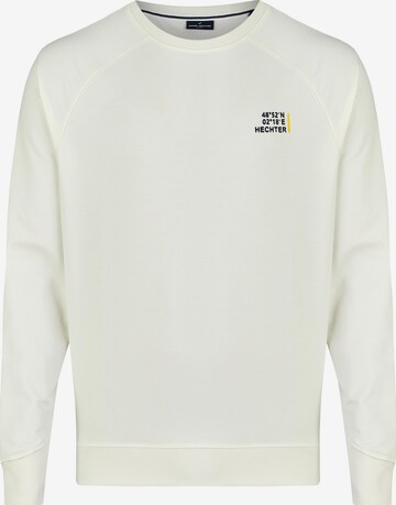 HECHTER PARIS Sweatshirt in White: front
