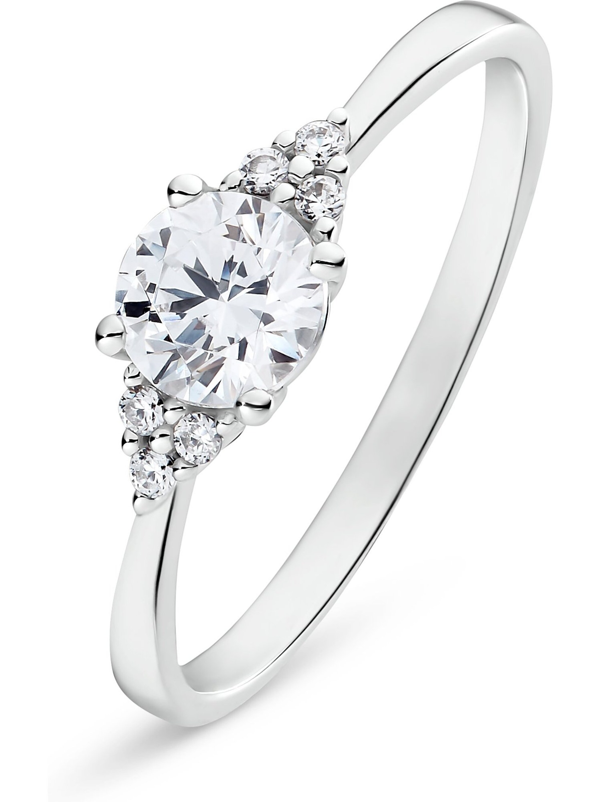 CHRIST Ring in Weiß: Vorderseite