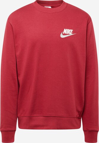 Nike Sportswear Sweatshirt 'CLUB' in Rood: voorkant