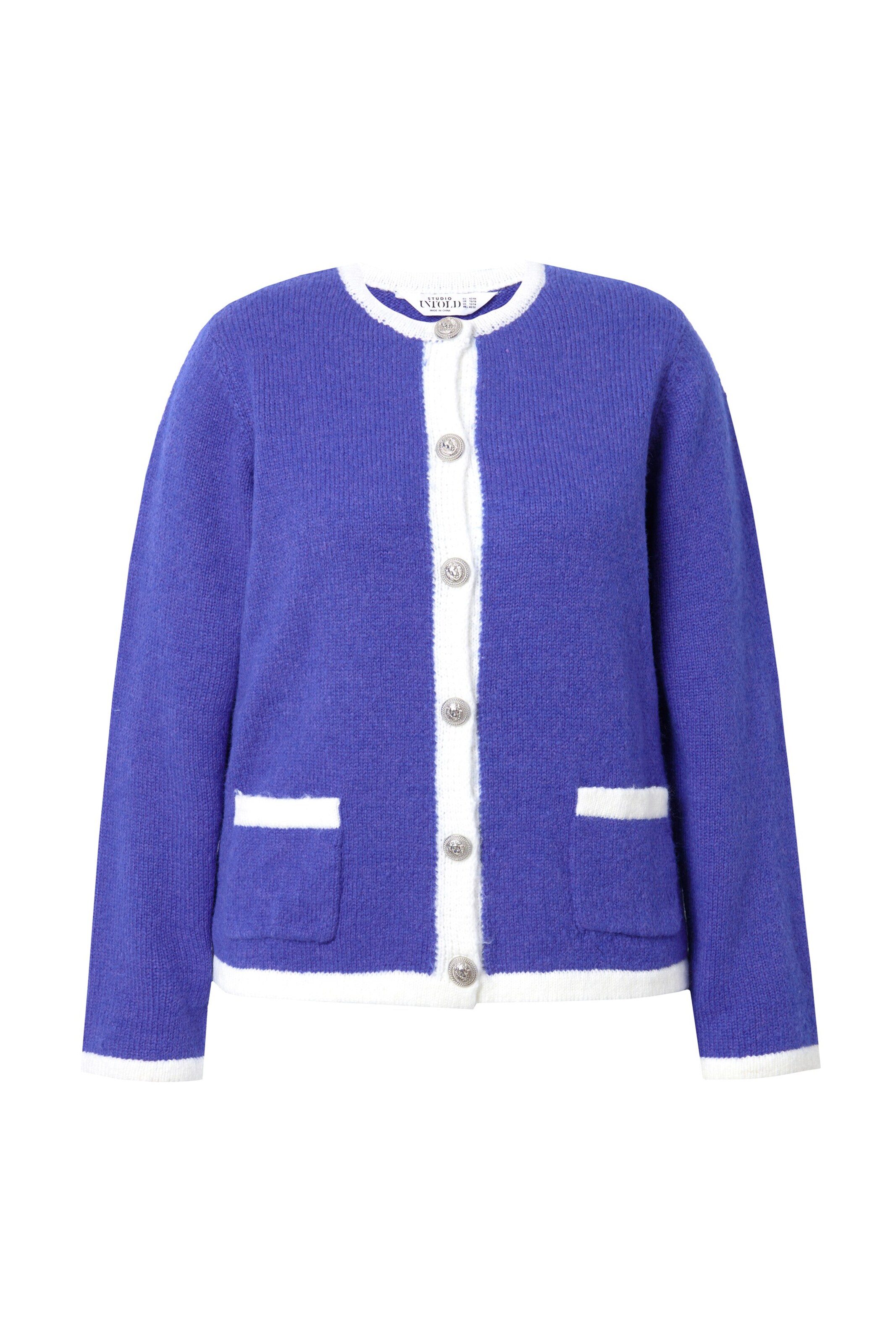 Studio Untold Strickjacke in Lila: Vorderseite