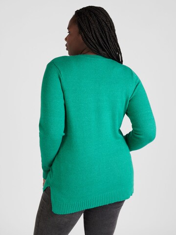 Pullover 'RIL' di Vila Curve in verde