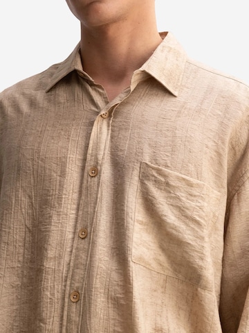Giesto Comfort Fit Hemd in Beige