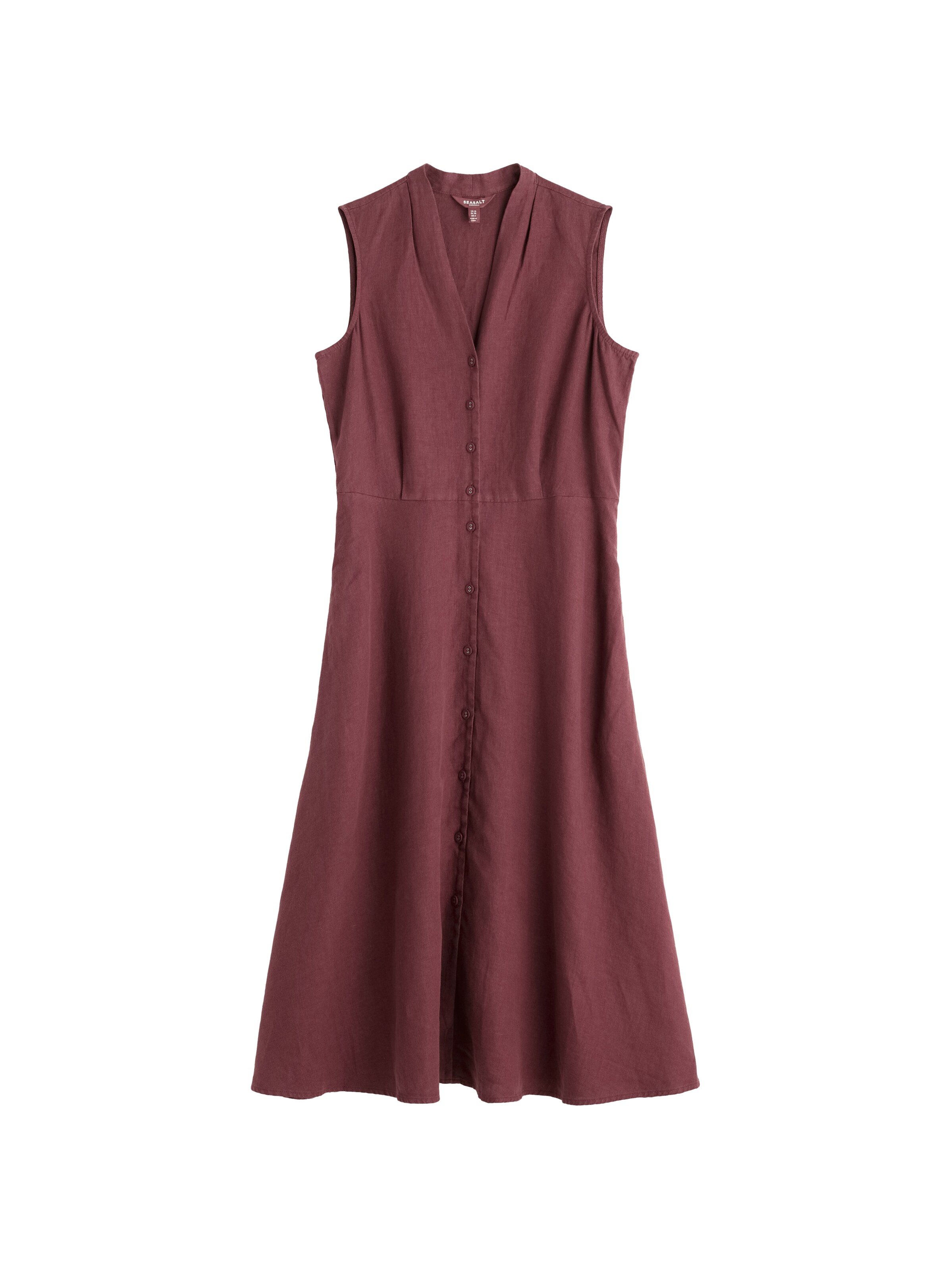 Seasalt Cornwall Dress ' Carved Wood' in Brown: front