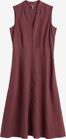 Seasalt Cornwall Dress ' Carved Wood' in Brown: front