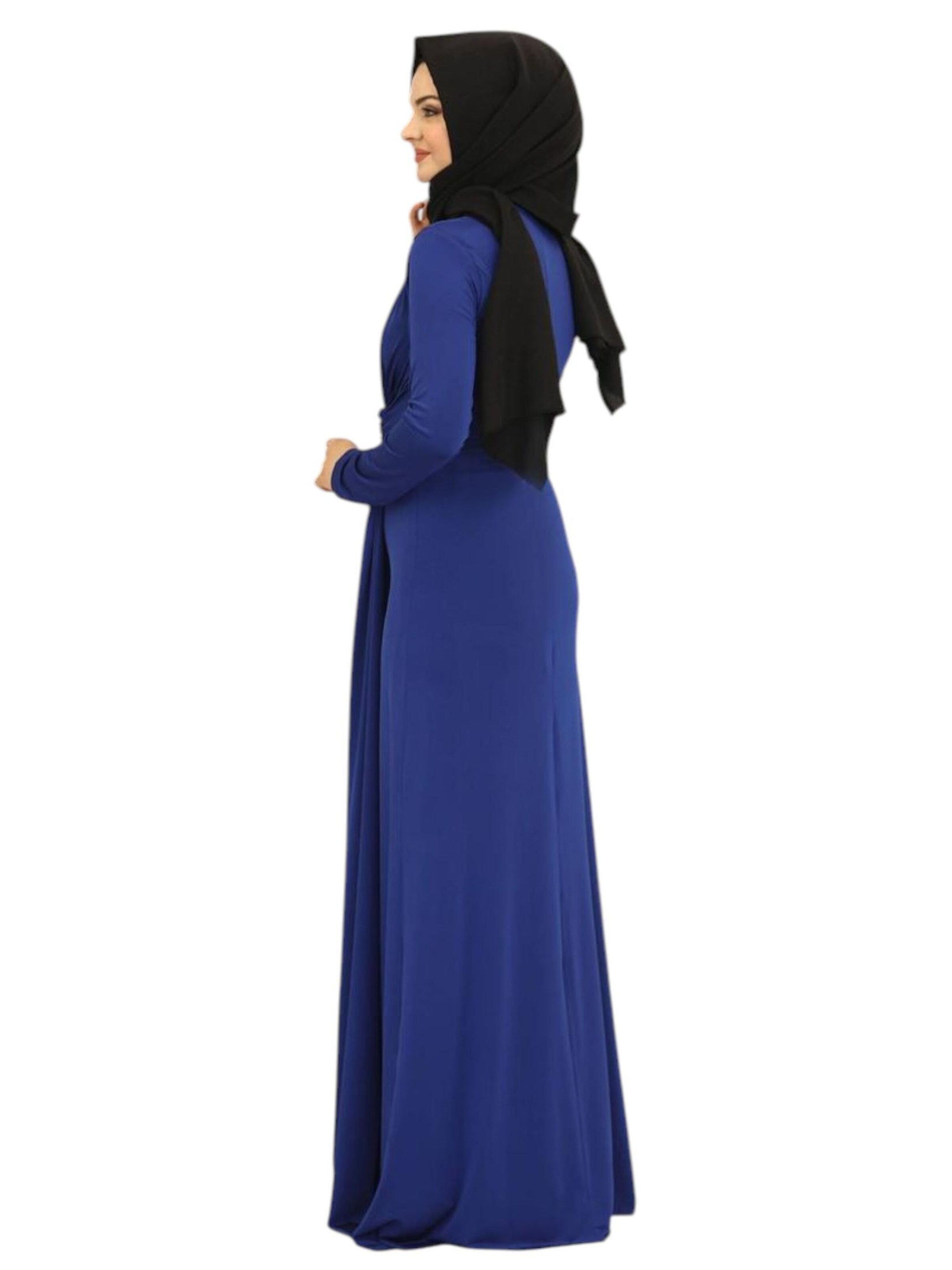 fashionshowcase - Vestido de noche 'FAVORI' en azul