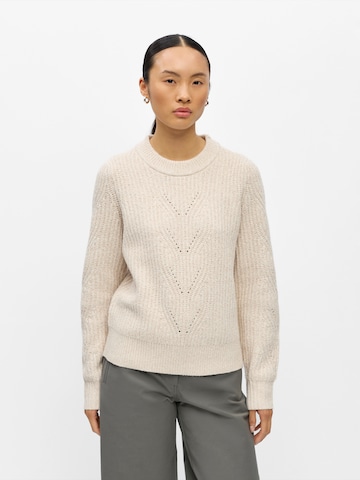 OBJECT - Jersey 'OBJSALLY' en beige: frente