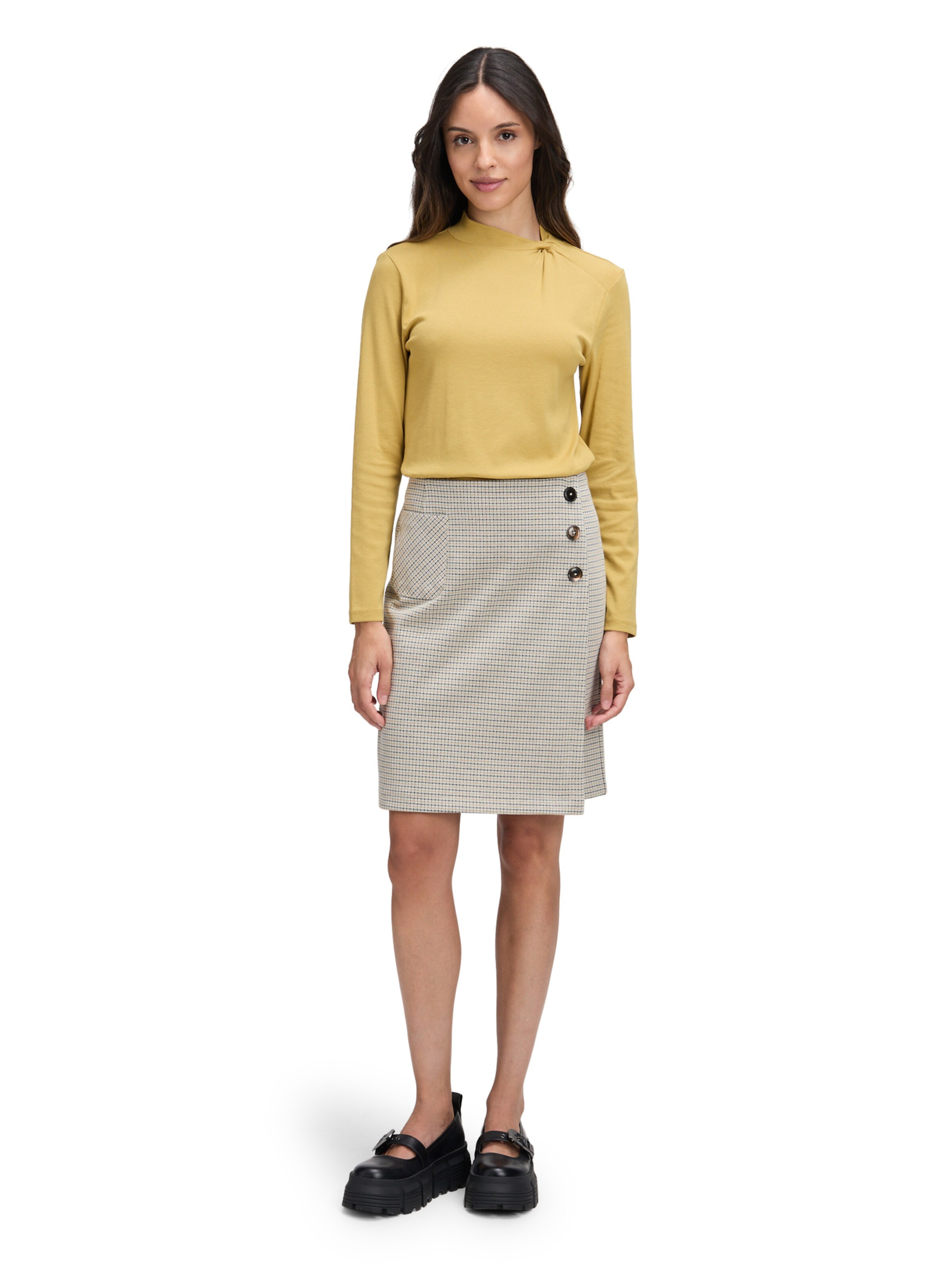 Cartoon Shirt in Geel