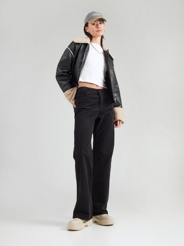 MUSTANG Regular Trousers 'MADISON' in Black