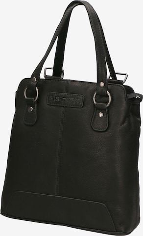HILL BURRY Schoudertas in Zwart: voorkant