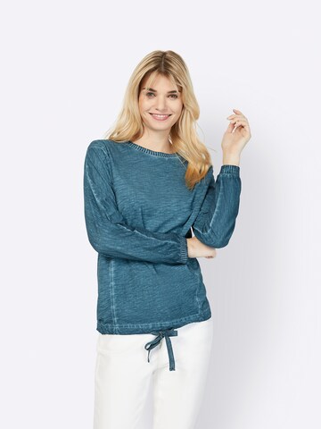 heine - Camisa em azul: frente