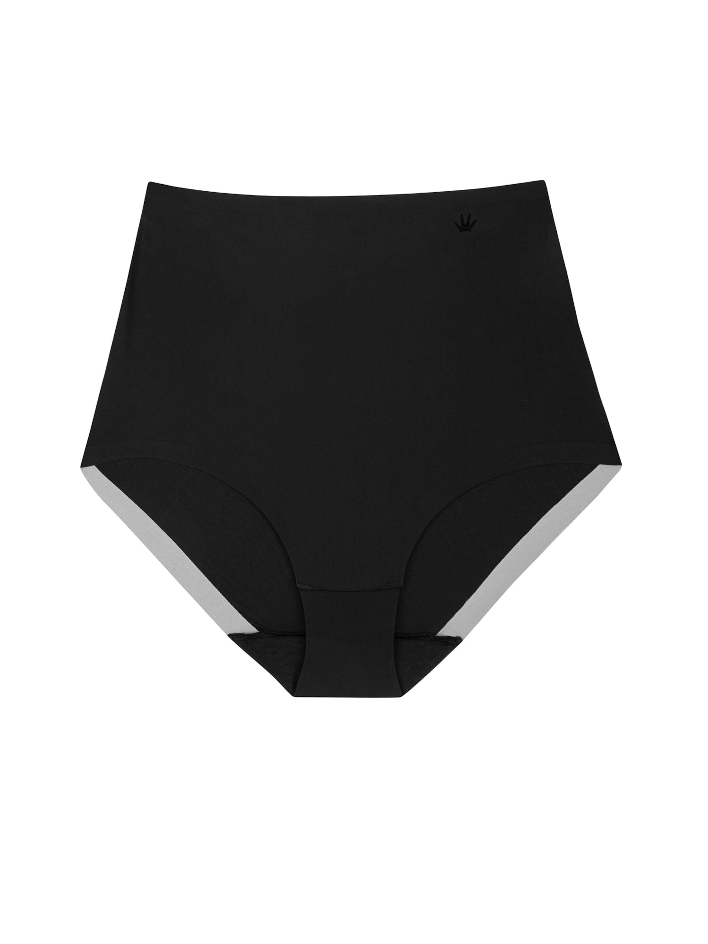 TRIUMPH - Cueca modeladora ' Medium Shaping Series Highwaist ' em preto: frente